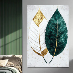 Golden Elegance Nature Duo - NicheCanvas