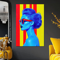 Ultrablue Diva - TooplesArt - NicheCanvas