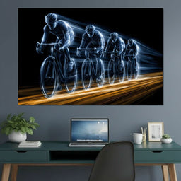 Kinetic Pulse of the Peloton - NicheCanvas