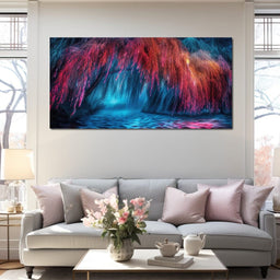 Neon Cascade - TooplesArt - NicheCanvas