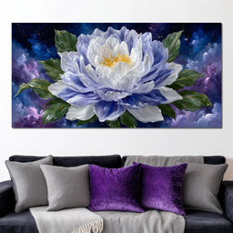 Starlit Peony Luminescence - NicheCanvas
