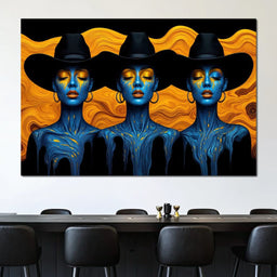 Electric Trinity - TooplesArt - NicheCanvas