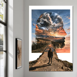 Where The Mind Travels Toward Home - NicheCanvas