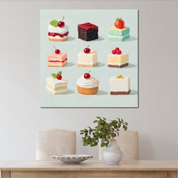 Sweet Slice Delight Tableau - NicheCanvas