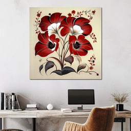 Batik Blooms - TooplesArt - NicheCanvas