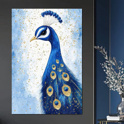 Majestic Feathered Peacock - NicheCanvas