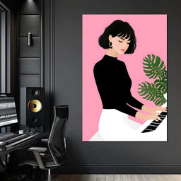 Melody on Rose Studio Keys - NicheCanvas