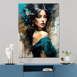 Female Portrait 0057 - Vizahn Burger - NicheCanvas