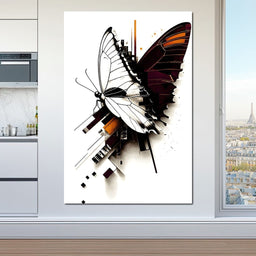 Butterfly Geometric Fusion - NicheCanvas