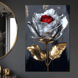 Gilded Petal Enchantment - NicheCanvas