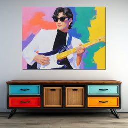 Electric Daydream Guitar Solo - NicheCanvas