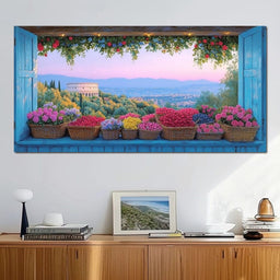 Tuscan Garden Splendor Vista - NicheCanvas