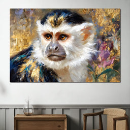 Golden Gilded Monkey Muse - NicheCanvas