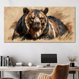 Guardian of the Wild Highlands - NicheCanvas