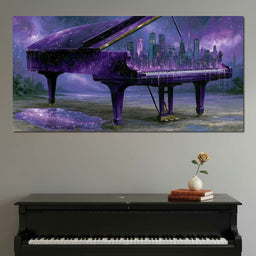 Melodies Melting Into The Night Sky - NicheCanvas