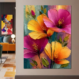 Radiant Petals of Summer Joy - NicheCanvas