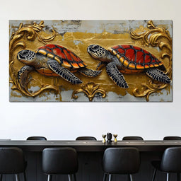 Golden Shell Odyssey - NicheCanvas