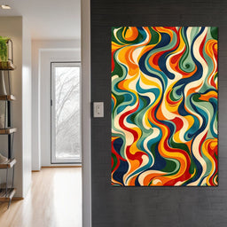 Vibrant Harmony Flow - NicheCanvas