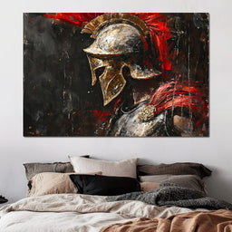 Hellenic Guardian in Twilight - NicheCanvas