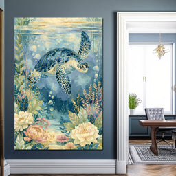 Silent Passage Through The Deep Sea - NicheCanvas