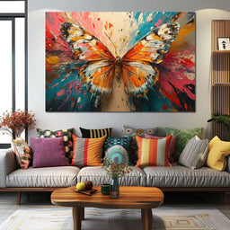 Butterfly Symphony Burst - NicheCanvas