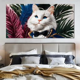 Majestic Purr Bowtie - NicheCanvas