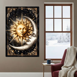 Golden alignment of the celestial bodies - NicheCanvas