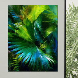 Lush Tropical Palm Oasis Flow - NicheCanvas