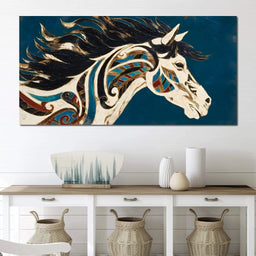 Galloping Tapestry Elegance - Alicia Smith - NicheCanvas
