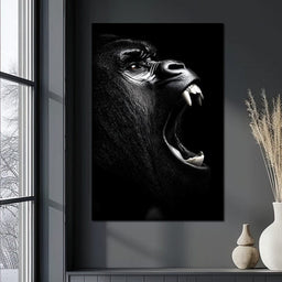 Primal Roar Silence Echoes - NicheCanvas