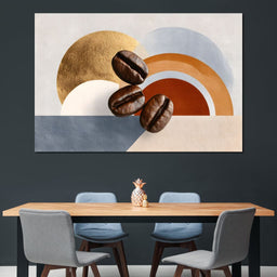 Golden Bean Sunrise Canvas - NicheCanvas