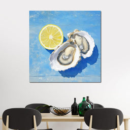 Seaside Citrus Oysters Delight - NicheCanvas