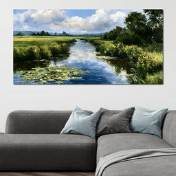 Summer Solstice Over The Still Waters - NicheCanvas