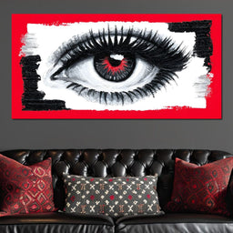 Fiery Sentinel Eye Awakens - NicheCanvas