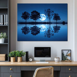 Moonlit Tranquility - TooplesArt - NicheCanvas