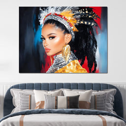 Majestic Feathered Elegance - NicheCanvas