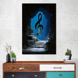 Celestial Clef Cavern Song - NicheCanvas