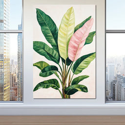 Tropical Leaf Symphony - NicheCanvas