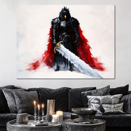 Majestic Ravens Knight's Valor - NicheCanvas