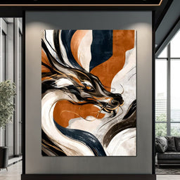 Rising Serpent of the Hidden Peaks - NicheCanvas