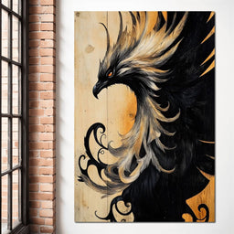 Phoenix of the Golden Dawn - NicheCanvas