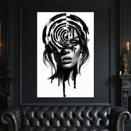 Liquid Thoughts Dissolving Into Form - NicheCanvas