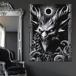 Nightmarish Eclipse Beast Lord - NicheCanvas