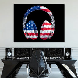 Patriotic Beats of Freedom Sound - NicheCanvas