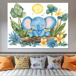 Elephant Dreams in Bloom - NicheCanvas