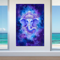 Celestial Ganesha Starlight - NicheCanvas