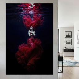 Crimson Depths - TooplesArt - NicheCanvas