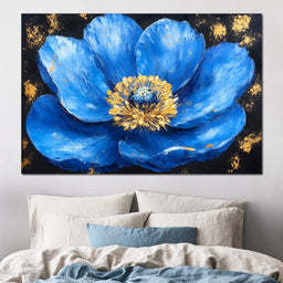 Majestic Sapphire Blossom - NicheCanvas