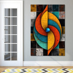 Geometric Abstract - TooplesArt - NicheCanvas