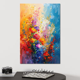Impasto Bloom - Tooples Art - NicheCanvas